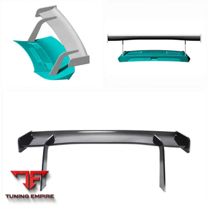 PORSCHE 911 (991) 991.2 GT3RS COUPE CARBON FIBER REAR TRUNK SPOILER 2012-2018Y