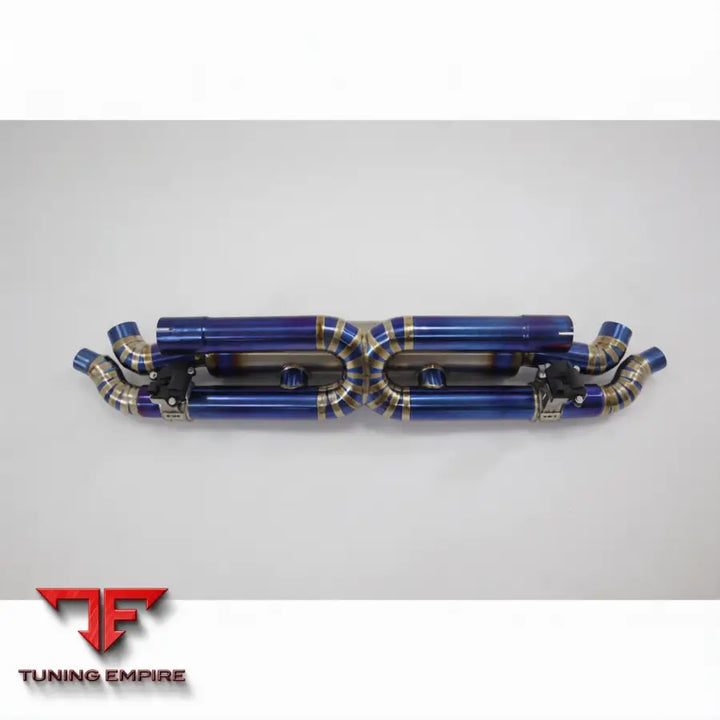 PORSCHE 911 991.2 TURBO S 3.8T TITANIUM CATBACK RAZOR EXHAUST WITH MUFFLER VALVE