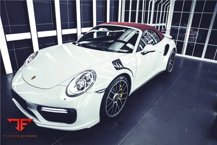 PORSCHE 911 / 991.2 TURBOS GT3RS STYLE PARTIAL CARBON FIBER FENDER BSD