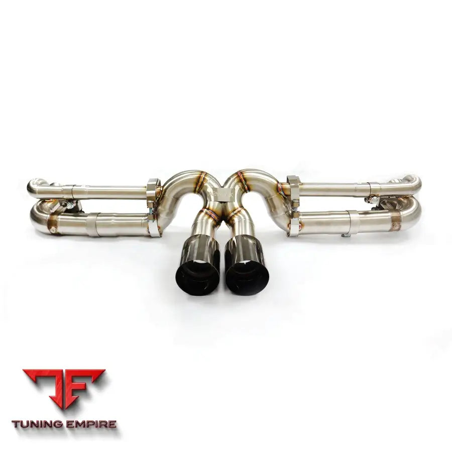 PORSCHE 911 991 GT3 CATBACK RAZOR EXHAUST WITH MUFFLER VALVE