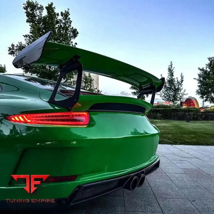 PORSCHE 911 991 GT3 RS STYLE DRY CARBON FIBER SPOILER REAR TRUNK WING