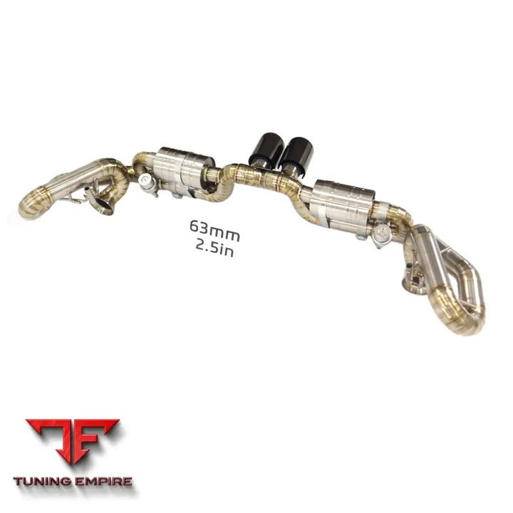 PORSCHE 911 991 GT3/RS3 RS 4.0 V6 VALVETRONIC TITANIUM PIPE CATBACK RAZOR EXHAUST