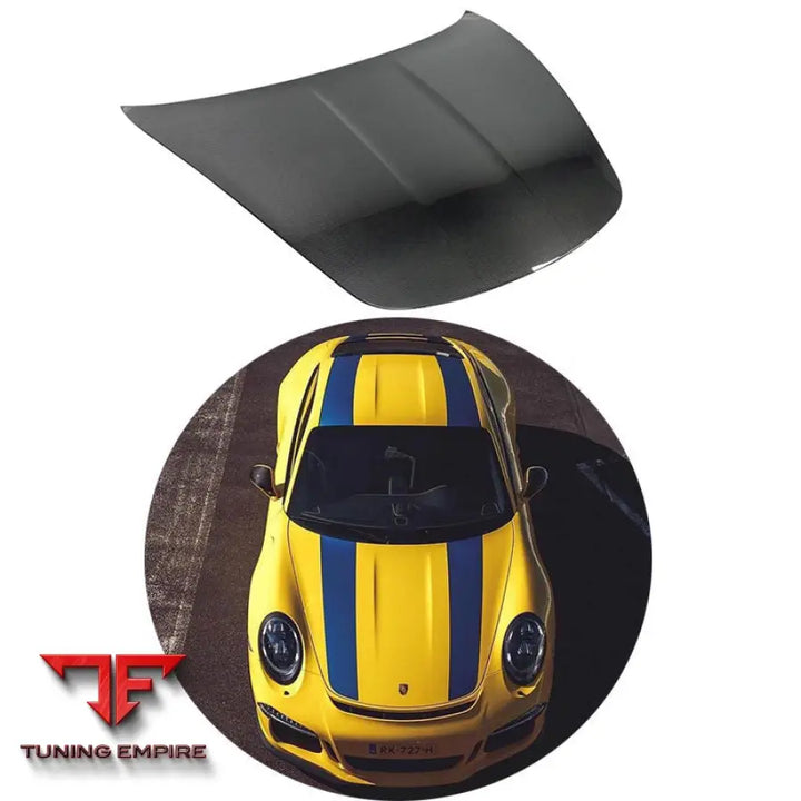 PORSCHE (911) 991 UPGRADE TO 991R CARBON FIBER BONNET HOOD 2013-2018Y