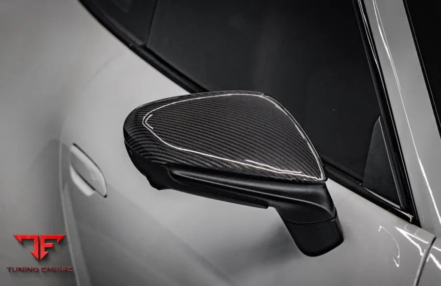 Porsche 911 992 Taycan AE Design carbon mirror caps