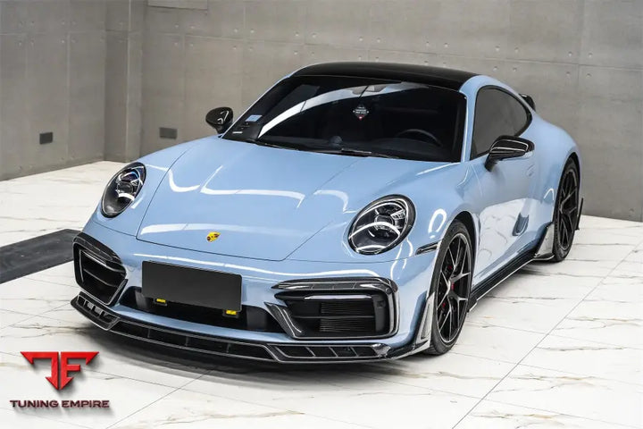 PORSCHE 911 / 992 CARRERA & 4 & 4S & TARGA & CABRIOLET SD-SPORT DESIGN MODEL BKSSII STYLE FRONT BUMPER VENT TRIMS BSD