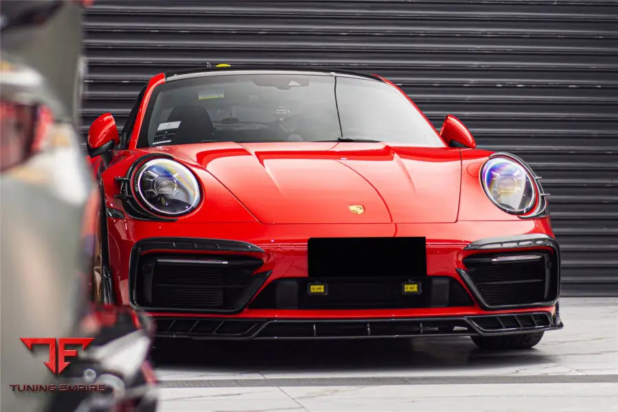 PORSCHE 911 / 992 CARRERA & 4 & 4S & TARGA & CABRIOLET SD-SPORT DESIGN MODEL BKSSII STYLE FRONT BUMPER VENT TRIMS BSD