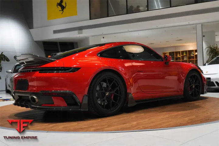 PORSCHE 911 / 992 CARRERA & 4 & 4S & TARGA & CABRIOLET SD-SPORT DESIGN MODEL BKSSII STYLE REAR BUMPER VENT TRIMS BSD