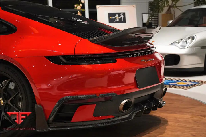 PORSCHE 911 / 992 CARRERA & 4 & 4S & TARGA & CABRIOLET SD-SPORT DESIGN MODEL BKSSII STYLE REAR BUMPER VENT TRIMS BSD