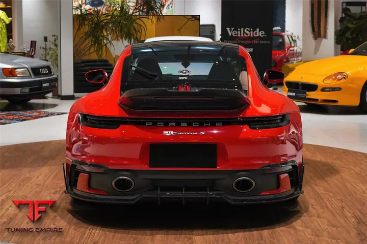 PORSCHE 911 / 992 CARRERA & 4 & 4S & TARGA & CABRIOLET SD-SPORT DESIGN MODEL BKSSII STYLE REAR LIP BSD