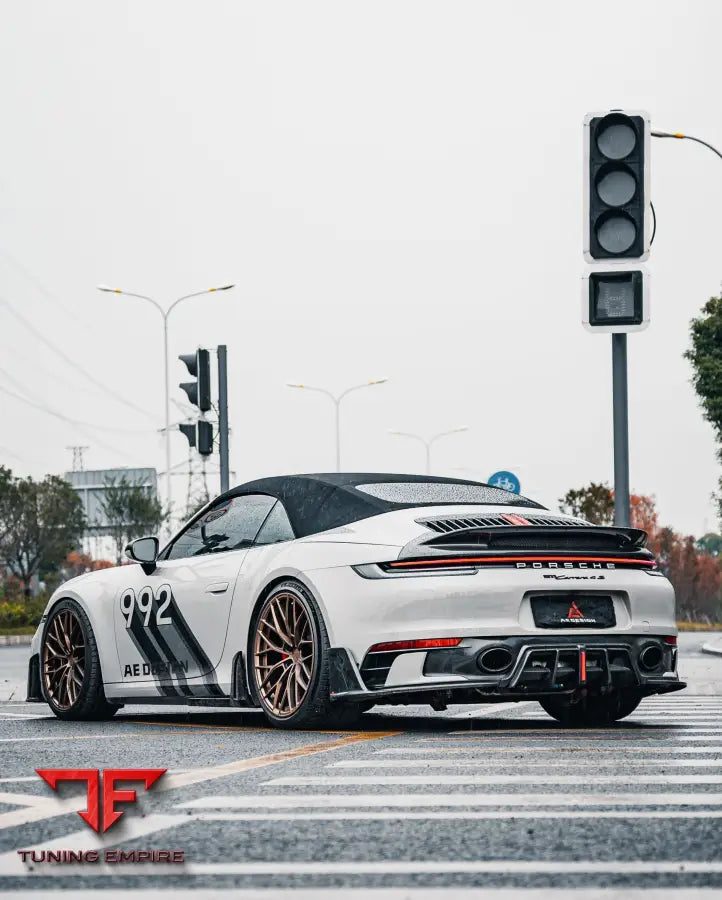 Porsche 992 carbon rear diffuser
