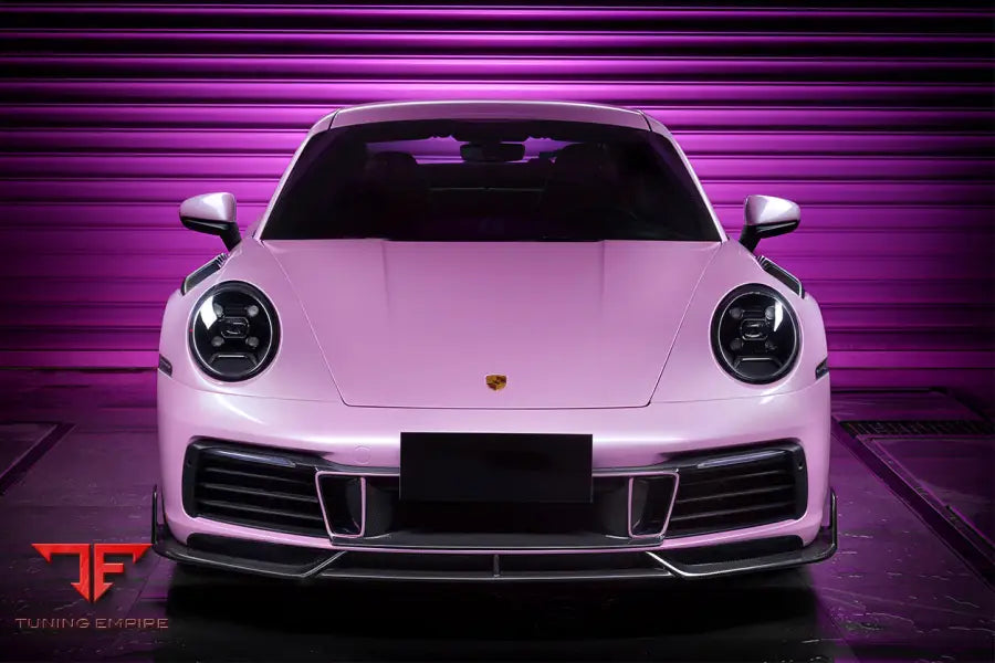 PORSCHE 911 / 992 CARRERA S & 4 & 4S & TARGA & CABRIOLET BKSS STYLE FRONT MIDDLE LIP BSD