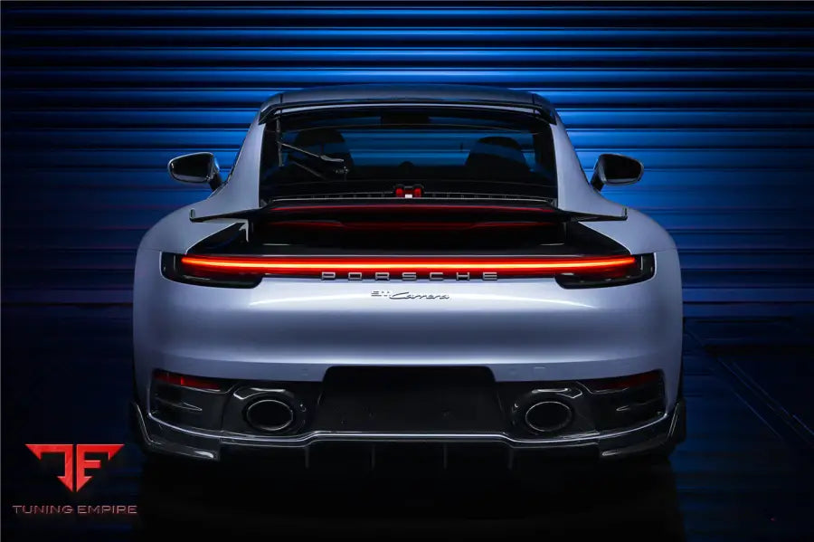 PORSCHE 911 / 992 CARRERA S & 4 & 4S & TARGA & CABRIOLET BKSS STYLE REAR LIP BSD