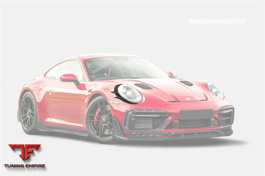 PORSCHE 911 / 992 CARRERA & S & 4 & 4S & TARGA & CABRIOLET BKSSII STYLE HEADLIGHT EYELID EYEBROW COVER BSD