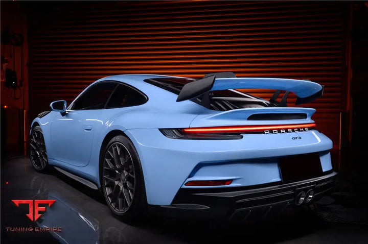 PORSCHE 911 / 992 CARRERA & S & 4 & 4S & TARGA & CABRIOLET GT3 STYLE REAR BUMPER RED REFLECTOR PANELS BSD