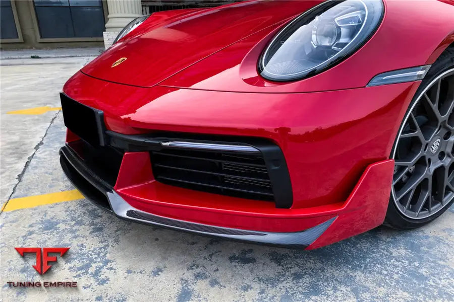 PORSCHE 911 / 992 CARRERA & TARGA & S & 4 & 4S & CABRIOLET WP STYLE DRY CARBON FRONT LIP BSD