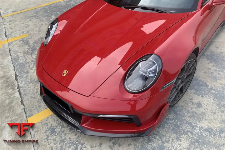 PORSCHE 911 / 992 CARRERA & TARGA & S & 4 & 4S & CABRIOLET WP STYLE DRY CARBON FRONT LIP BSD