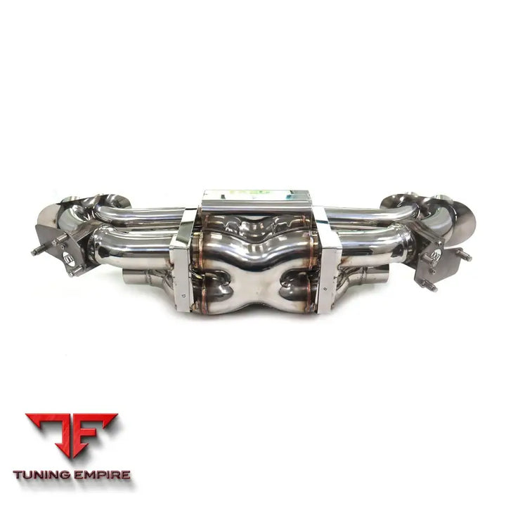 PORSCHE 911 992 GT3 STAINLESS STEEL CATBACK RAZOR EXHAUST WITH MUFFLER VALVE