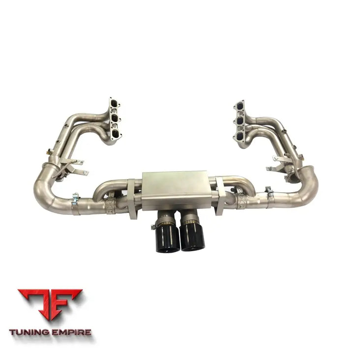 PORSCHE 911 992 GT3 STAINLESS STEEL RAZOR EXHAUST MANIFOLD WITH MUFFLER VALVE