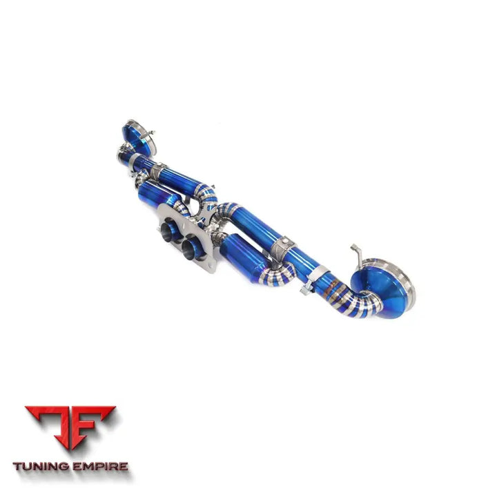 PORSCHE 911 992 GT3 TITANIUM CATBACK RAZOR EXHAUST WITH MUFFLER VALVE