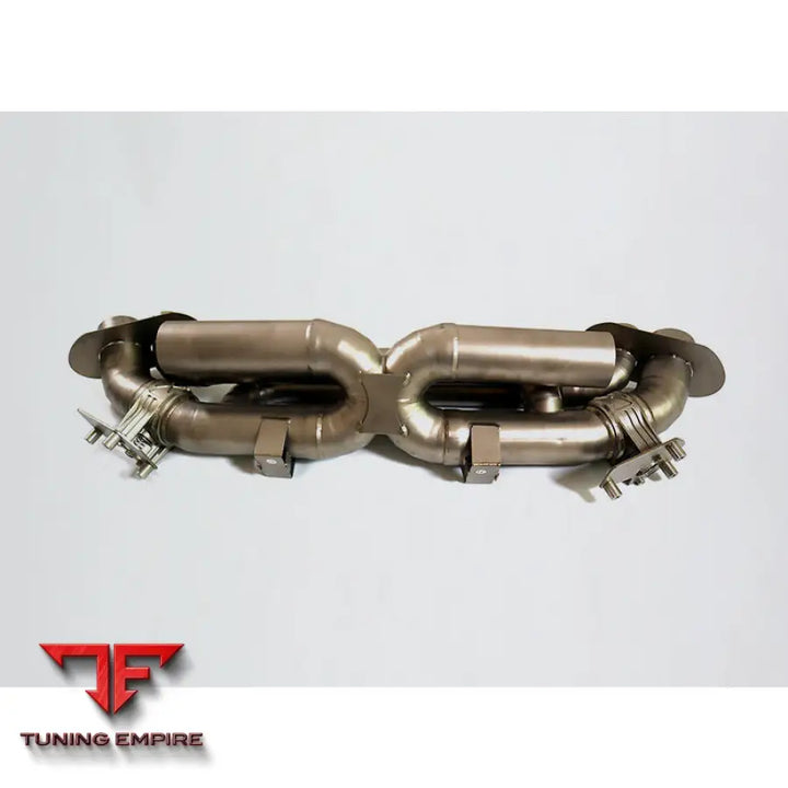 PORSCHE 911 992 TURBO S 3.8T TITANIUM CATBACK RAZOR EXHAUST WITH MUFFLER VALVE