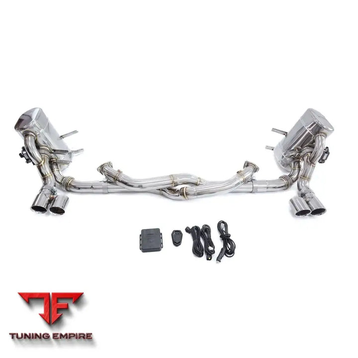 PORSCHE 911 996 3.6L STAINLESS STEEL CATBACK RAZOR EXHAUST WITH MUFFLER VALVE