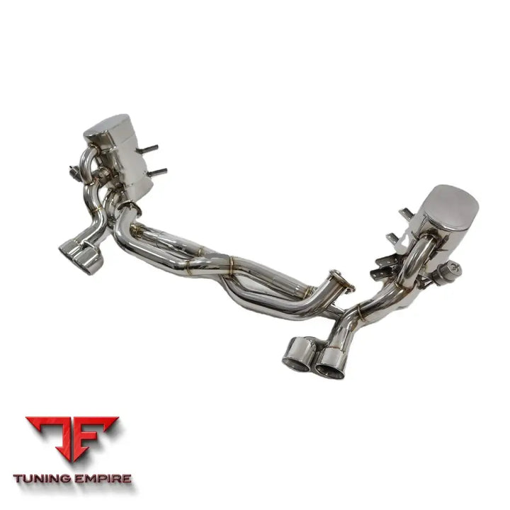 PORSCHE 911 997.1 STAINLESS STEEL CATBACK RAZOR EXHAUST WITH MUFFLER VALVE