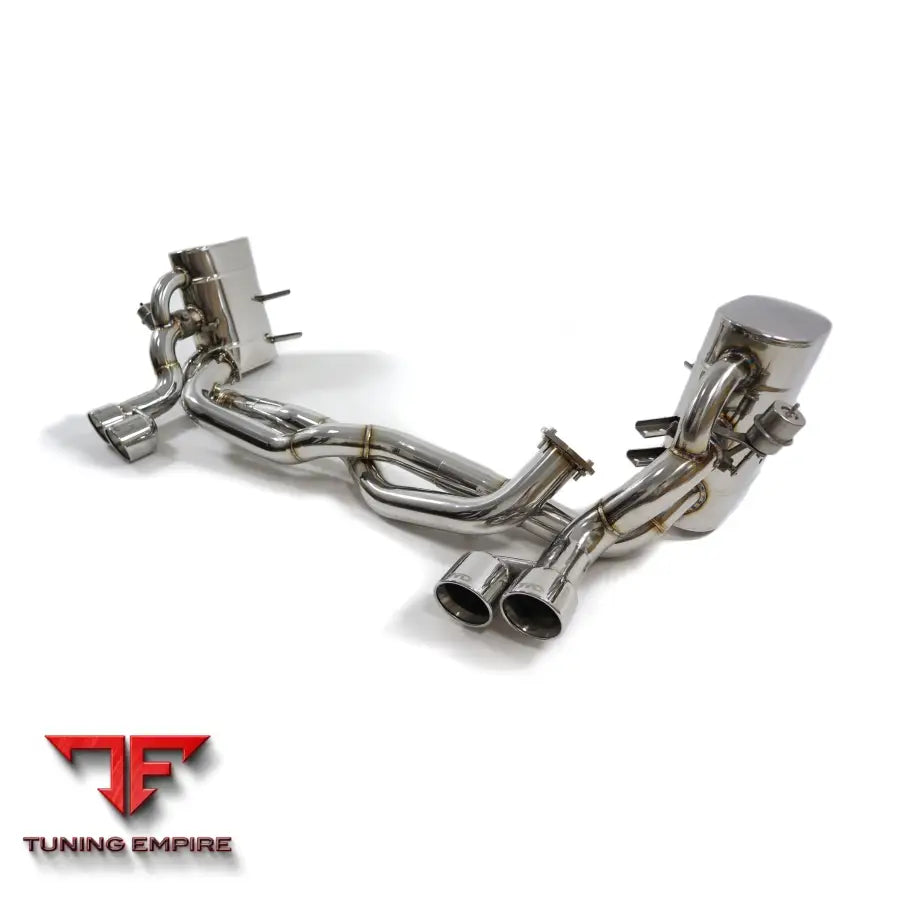 PORSCHE 911 997.1 STAINLESS STEEL CATBACK RAZOR EXHAUST WITH MUFFLER VALVE