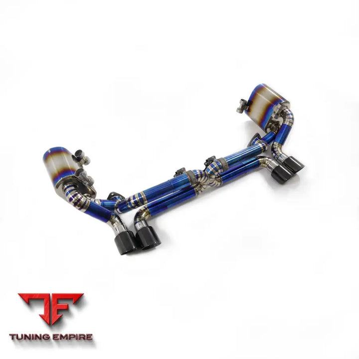 PORSCHE 911 997.2 3.8L TITANIUM CATBACK RAZOR EXHAUST WITH MUFFLER VALVE