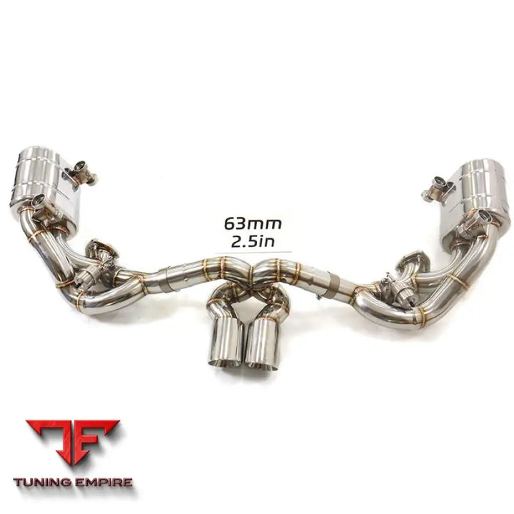 PORSCHE 911 997.2 UPGRADE GT3 CATBACK RAZOR EXHAUST WITH MUFFLER VALVE