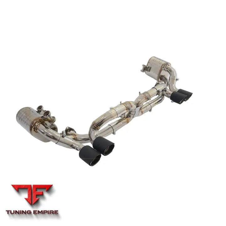 PORSCHE 911 997 CARRERA RAZOR EXHAUST WITH MUFFLER VALVE