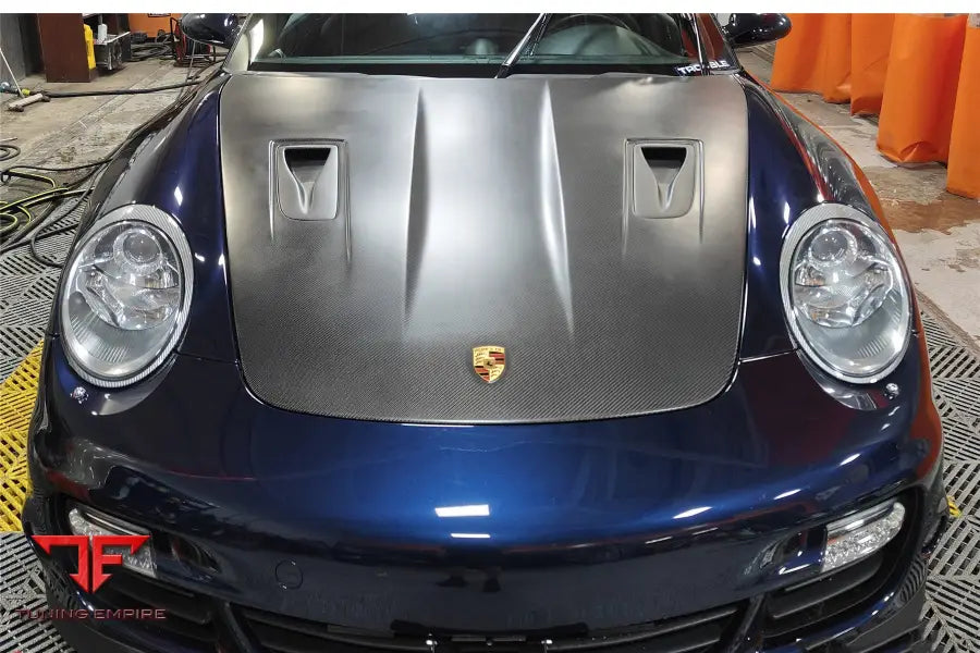 PORSCHE 911 / 997 / CARRERA & S & 4S & TURBO / 06-12 CAYMAN 987 GT2RS STYLE HOOD BSD
