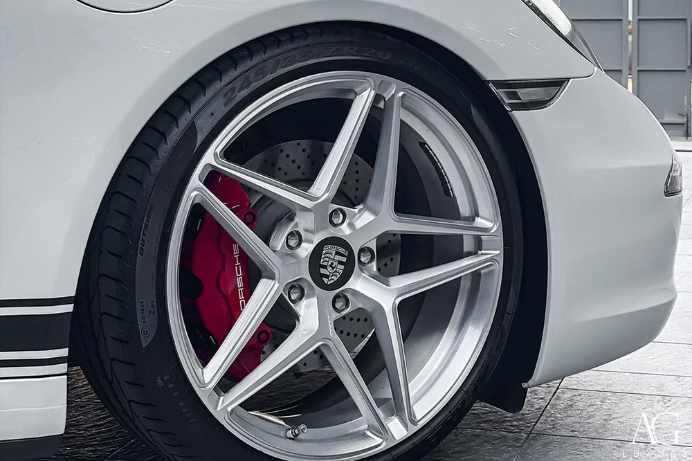 Porsche 911 Targa on custom forged wheels