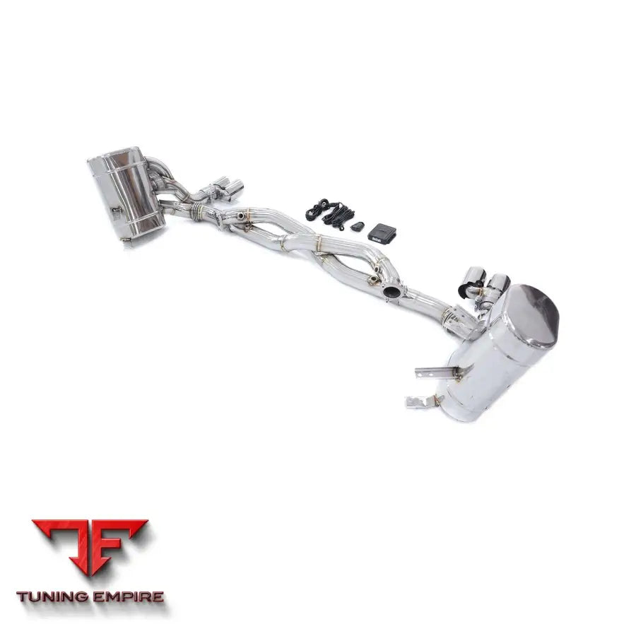 PORSCHE 911/911 TARGA 996 3.6L STAINLESS STEEL CATBACK RAZOR EXHAUST WITH MUFFLER VALVE