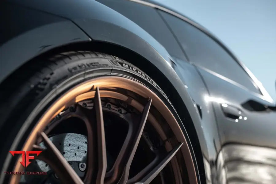 PORSCHE 911 TURBO FORGED WHEELS AND EXHAUST SYSTEM