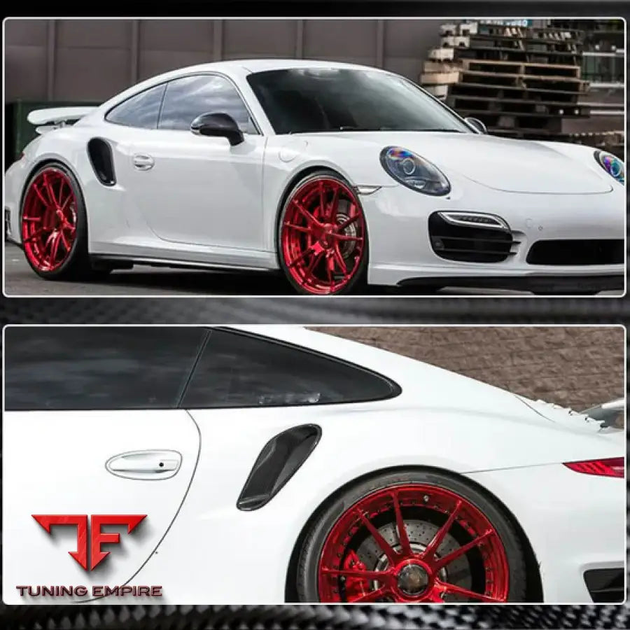 PORSCHE 911 TURBO S CARBON FIBER PARTS 2014-2016Y