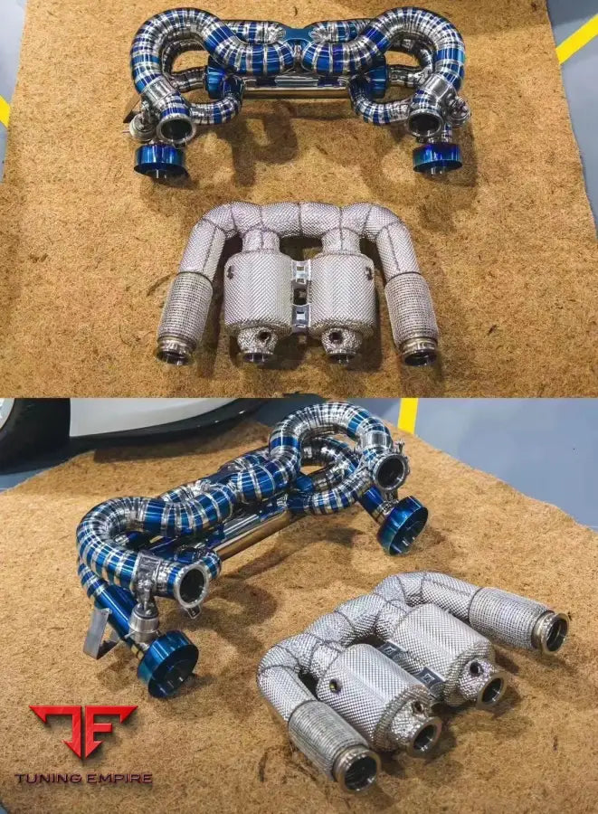 PORSCHE 918 SPYDER CAT DOWNPIPE WITH MUFFLER