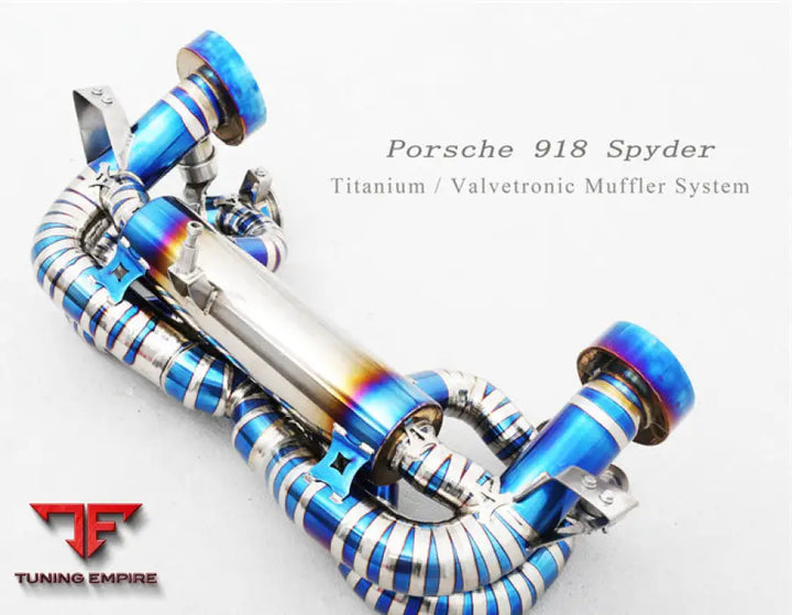 Porsche 918 Spyder Titanium Valvetronic Exhaust System