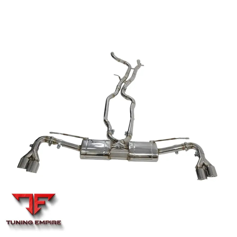 PORSCHE 958.1 E2 92A CAYENNE S 4.8L V8 STAINLESS STEEL CATBACK RAZOR EXHAUST WITH MUFFLER VALVE