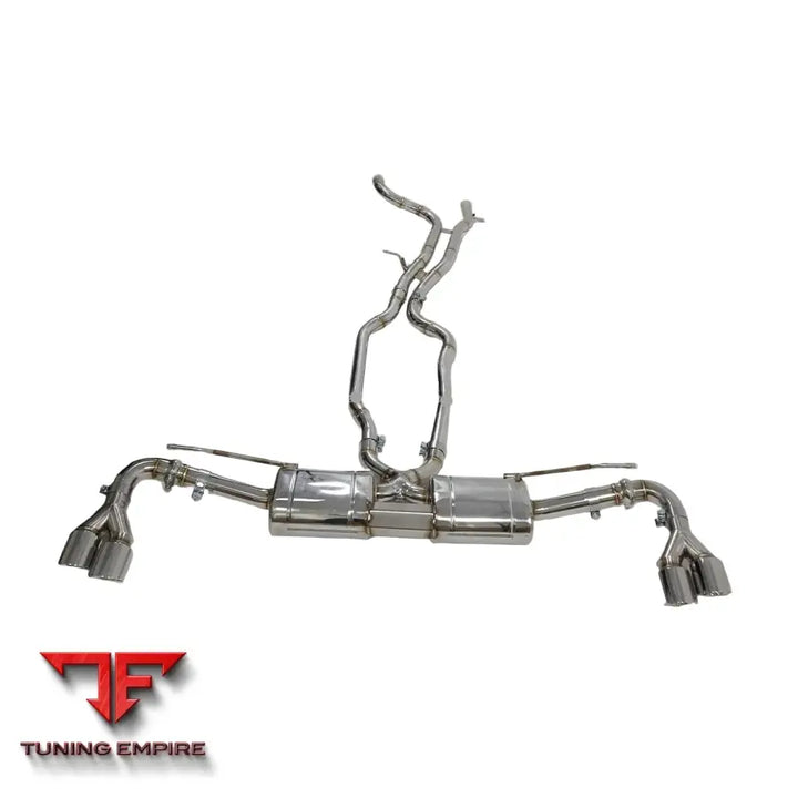 PORSCHE 958.1 E2 92A CAYENNE S 4.8L V8 STAINLESS STEEL CATBACK RAZOR EXHAUST WITH MUFFLER VALVE