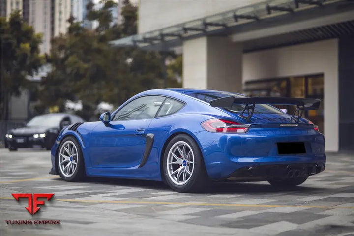 PORSCHE 981 / BOXSTER / CAYMAN GT4 STYLE CARBON FIBER TRUNK SPOILER BSD