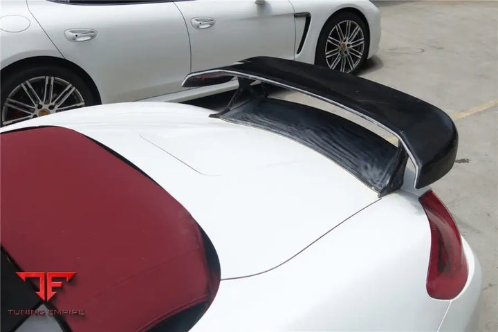 PORSCHE 981 / BOXSTER TA STYLE STYLE CARBON FIBER TRUNK SPOILER WING BSD