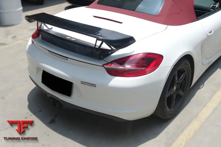 PORSCHE 981 / BOXSTER TA STYLE STYLE CARBON FIBER TRUNK SPOILER WING BSD