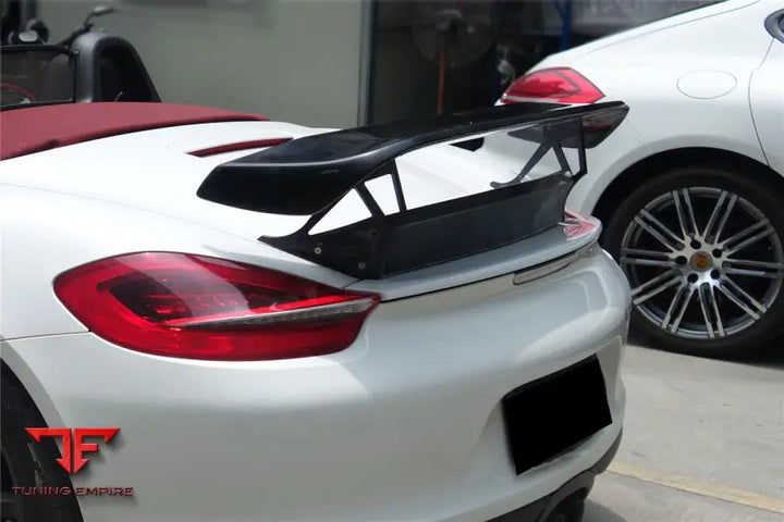 PORSCHE 981 / BOXSTER TA STYLE STYLE CARBON FIBER TRUNK SPOILER WING BSD