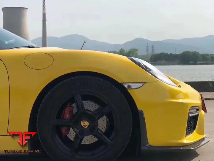 PORSCHE 981 CAYMAN BOXSTER CARBON FIBER PARTS 2012-2015Y