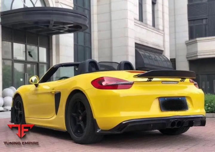 PORSCHE 981 CAYMAN BOXSTER CARBON FIBER PARTS 2012-2015Y