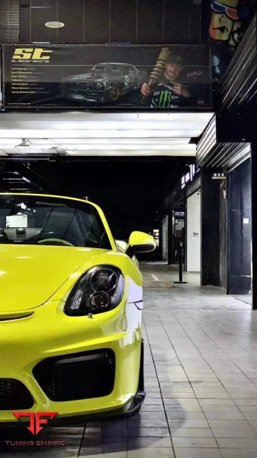 PORSCHE 981 CAYMAN BOXSTER CARBON FIBER PARTS 2012-2015Y