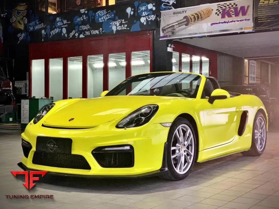 PORSCHE 981 CAYMAN BOXSTER CARBON FIBER PARTS 2012-2015Y