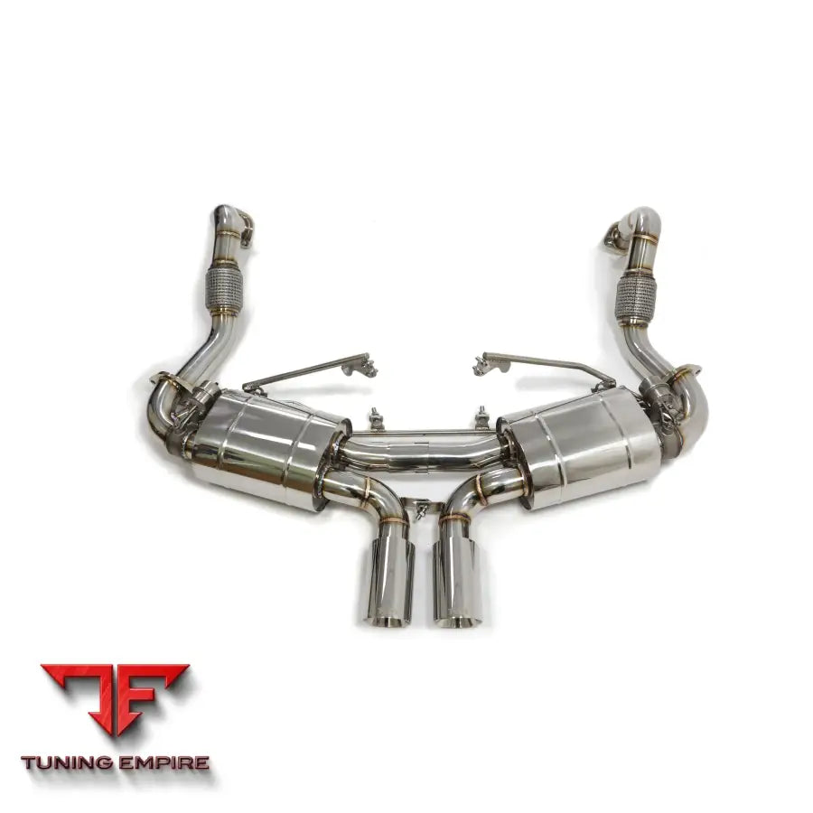 PORSCHE 981 CAYMAN/S BOXSTER/S/GTS 2.7L/3.4L STAINLESS STEEL CATBACK RAZOR EXHAUST WITH MUFFLER VALVE