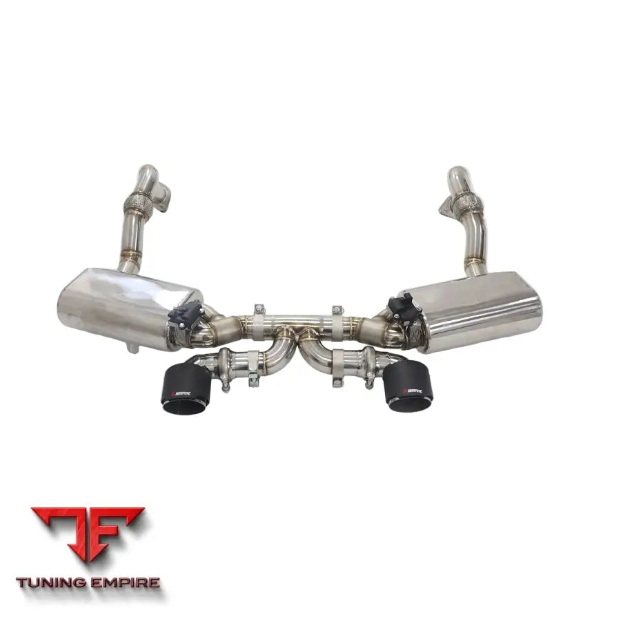 PORSCHE 981 CAYMAN UPGRADE 981 GT4 3.8L STAINLESS STEEL CATBACK RAZOR EXHAUST WITH MUFFLER VALVE