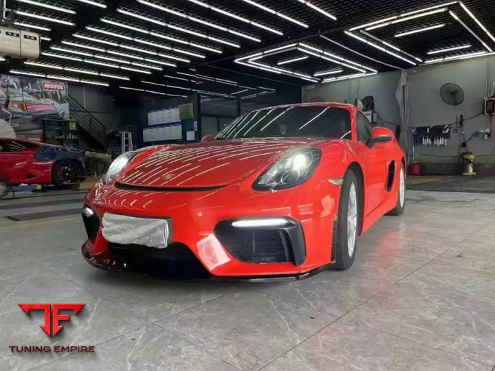 PORSCHE 981 UPGRADE TO 718 GT4 STYLE PART CARBON KIT